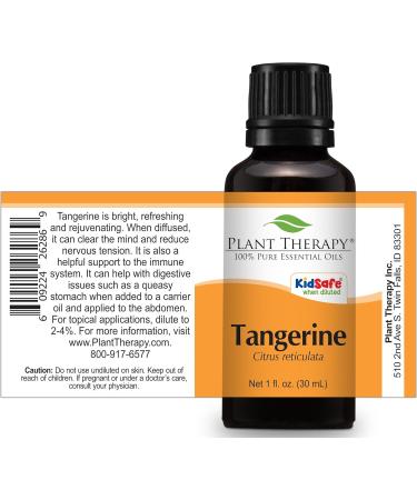 Buy 100% Pure Plant Therapy Tangerine Essential Oil 30 mL - Therapeutic Grade Undiluted & International Shipping Available - Buy Online on GoSupps.com