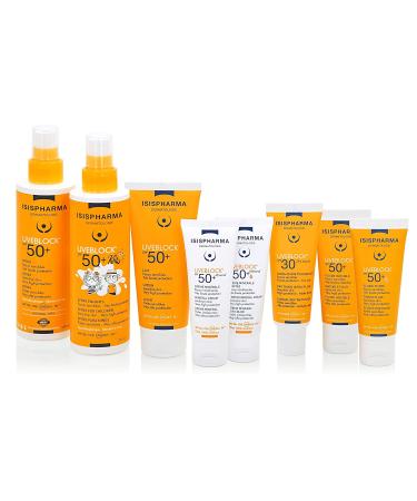 Isispharma Uveblock SPF50+ Dry Touch 40ml - Best Sunscreen for All Skin Types | High Protection UV Defense - Buy Online on GoSupps.com
