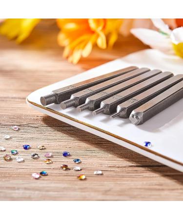 DIY Metal Stamping Kit with 2600 Multi Colored Rhinestones - Jewelry Design Stamps for DIY Crafts - 6 Sizes - Buy Online on GoSupps.com