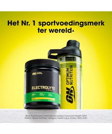 Optimum Nutrition Electrolyte Powder Lemon ReadytoUse Formula Sodium Magnesium Potassium Nutritional Supplement for Workouts and Intense Training 264 g 33 Servings - Buy Online on GoSupps.com