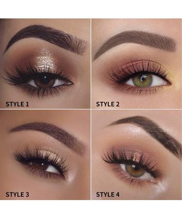 DYSILK 16 Pairs 6D Mink False Eyelashes 4 Styles | Natural & Dramatic Makeup | Wispy Volume | Reusable Handmade Lashes - Pack of 1 - Buy Online on GoSupps.com