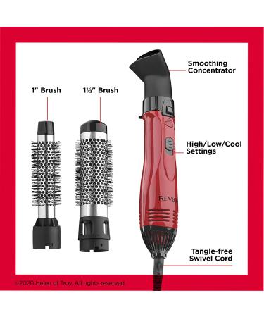 Revlon 1200W Perfect Style Hot Air Kit - 3 Piece Set | Style, Curl, and Volumize - Buy Online on GoSupps.com
