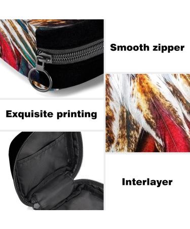 GIAPB Period Bag Sanitary Napkin Storage Holder | Bright Brown Feather Color - Buy Online on GoSupps.com