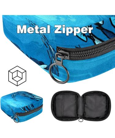 Blue Sea Women's Binding Supplement Pocket - Large Menstrual Cup Cylinder with Zipper Period Inserts Bags & Tampons for Girls & Women - Multi-Colored - Buy Online on GoSupps.com