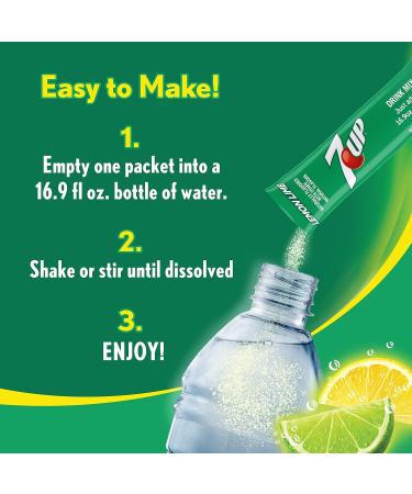 7-UP Variety Pack Powder Drink Mix (5 Boxes, 30 Sticks) - Sugar-Free & Delicious Flavor for 30 Refreshing Beverages - Buy Online on GoSupps.com