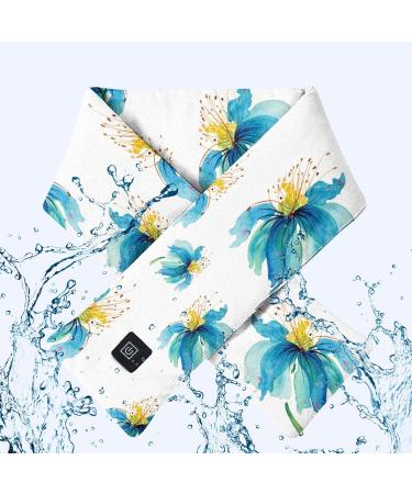 Neck Heating Pillow - Portable Floral Electric Scarf Warmer for Neck Pain Relief | Intelligent Heated Neck Wrap & Bundle - Buy Online on GoSupps.com