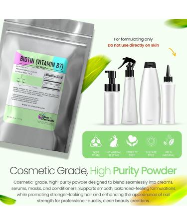 Biotin (Vitamin B7) Powder Vitamin B7 Powder for Hair Skin and Nail Health Biotin Vitamin Non-GMO Gluten-Free (8 Ounce / 226 Grams) 8 Ounce (Pack of 1) - Buy Online on GoSupps.com