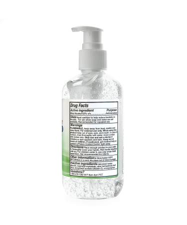 TriDerma MD Moisturizing Hand Sanitizer Pump with Aloe & Vitamin E - 8 oz (Fragrance-Free) - Buy Online on GoSupps.com