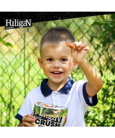 HuligaN Pretzel Crush Cheese Sauce Snack 18x65g - Ready to Eat - Buy Online on GoSupps.com