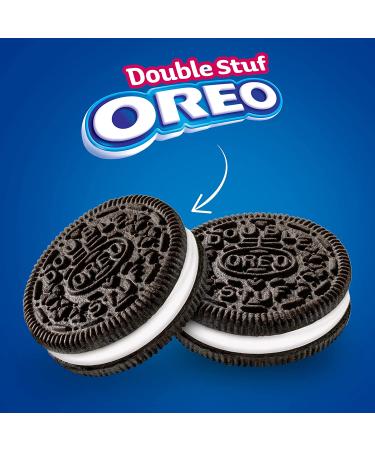 OREO Double Stuf Chocolate Sandwich Cookies Family Size - 3 Count Pack | Delicious Snack for the Whole Family - Buy Online on GoSupps.com