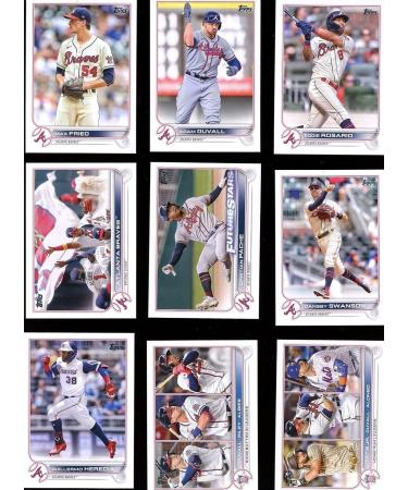 Atlanta Braves 2022 Topps Complete Mint Hand Collated 25 Card Team Set Featuring Ronald Acuna and Austin Riley Plus Rookie Cards and Others - Buy Online on GoSupps.com