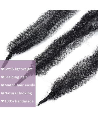 24 Inch Marley Hair 8 Packs Pre Separated Afro Twist Marley Twist Braiding Hair | Synthetic Spring Twist Hair Extensions for Women (1b) - Buy Online on GoSupps.com