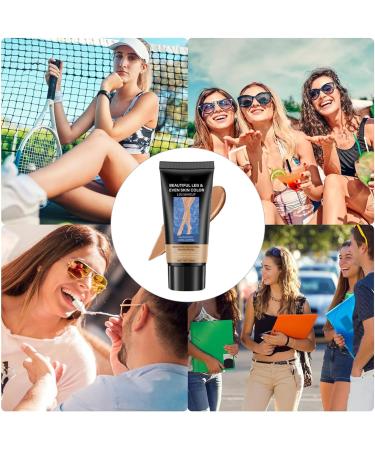  Rakiuty Waterproof Leg Makeup Concealer Leg Cream Tattoo Concealer Concealer Concealer Leg Moisturizer Waterproof Makeup Without Transfer 40ml (03) - Buy Online on GoSupps.com