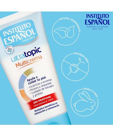 Instituto Espa ol Atopic Dermatitis Moisturizer for Atopic Dermatitis 2 x 150 ml Soothing Cream for Irritated and Red Skin Vegan Natural Hypoallergenic Formula - Buy Online on GoSupps.com