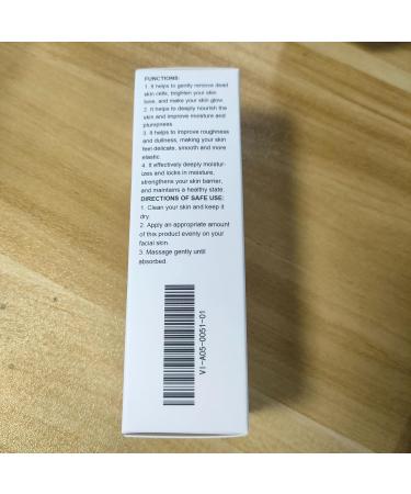 Exfoliating Rice Ampoule Rice Serum for Gentle Face Peel Dead Skin Remover Pore Minimizing & Deep Hydration Exfoliant with Hyaluronic Acid for Glowing Skin All Skin Types (White Rice 30ml) White Rice 1 Fl Oz (Pack of 1) - Buy Online on GoSupps.com