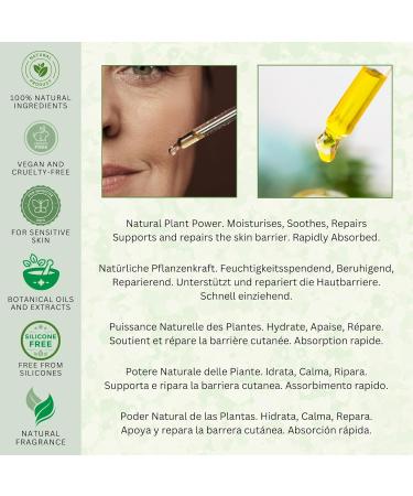Nature's Intervention - Nourishing Face Oil - 100% Natural. Pomegranate Rosehip Squalane. Regenerating Hydrating. Brightens Softens. 100ml - Buy Online on GoSupps.com