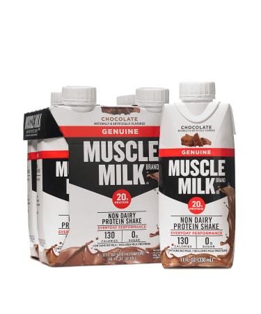 Muscle Milk Nutritional Shake Chocolate 4 ct.