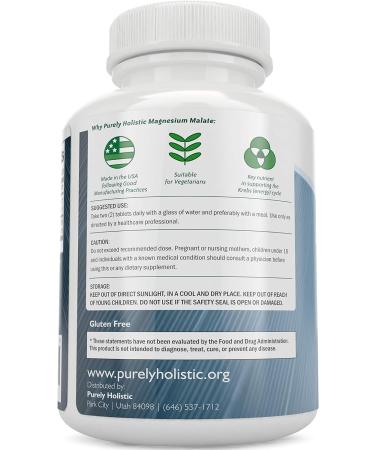 Highly Bioavailable Magnesium Taurate & Malate Bundle - 400mg - 270 + 270 Veg Tabs - Buy Online on GoSupps.com