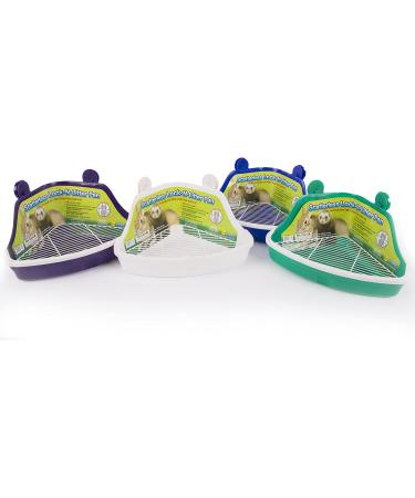 Ware Manufacturing Plastic Scatterless Lock-N-Litter Small Pet Pan - Assorted Colors - Buy Online on GoSupps.com