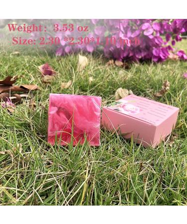 Organic Yoni Soap Bars 2-Pack, Handmade Vaginal Wash with Bubble Net - Feminine pH Balance & Vaginal Care Soap 3.53 oz (Rose Pink) - Buy Online on GoSupps.com