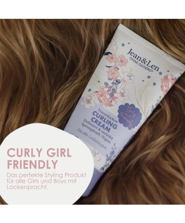 Jean & Len Traumlocken Curl Cream Rice Water & Acai Berry All Curl Types for Defined & Bouncy Curls Paraben Silicone & Sulfate Free Vegan 150 ml - Buy Online on GoSupps.com