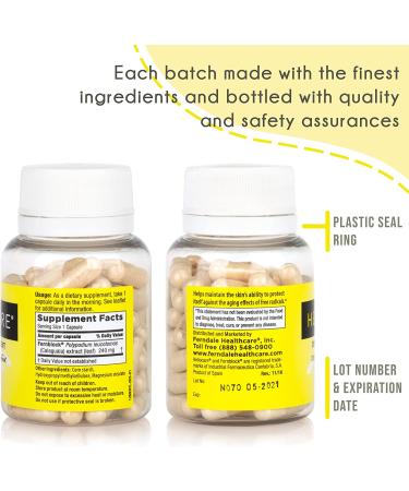 Heliocare Skin Care Dietary Supplement 240mg - Antioxidant Rich Formula with Fernblock - 60 Veggie Capsules - Buy Online on GoSupps.com