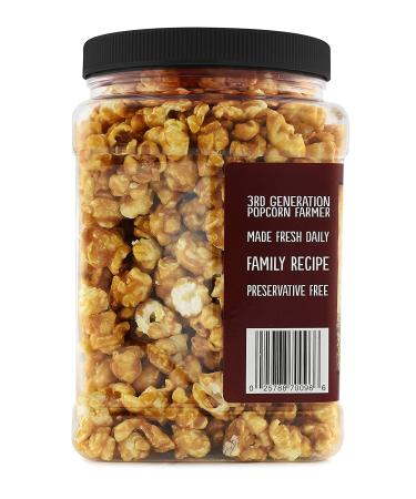 Farmer Jon's Gourmet Caramel Popcorn - 16oz Jar of Deliciousness - Buy Online on GoSupps.com