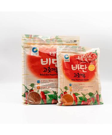 Chung Jung One Korean Gochugaru Red Chili Pepper Flakes Powder 2.2 lbs - Authentic Spice for Kimchi & Korean Dishes - Buy Online on GoSupps.com