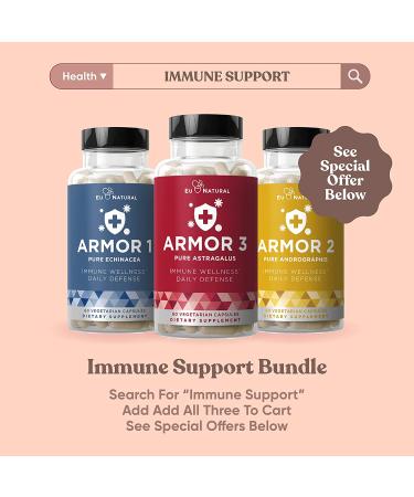 Armor 3 Astragalus Pure 1000mg Capsules - Immune System & Stress Support - Buy Online on GoSupps.com