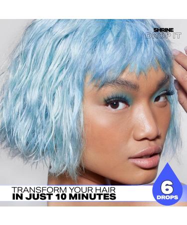 SHRINE Drop It Semi-Permanent Hair Dye Drops Blue 20ml (Pack of 1) blue 1 count (Pack of 1) - Buy Online on GoSupps.com