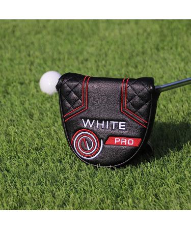 Golf Club Head Covers Putter Headcovers Mallet Putter Cover Blade Putter Cover for Odyssey White Hot Pro Heel-Shaft Strong Magnetic A.White Hot Pro Mallet Putter Cover - Buy Online on GoSupps.com