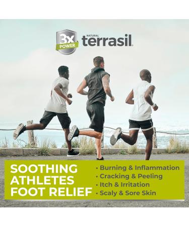 Terrasil Athlete's Foot Soap Bar - All Natural Fungus Treatment for Itchy Burning Feet | Hypoallergenic Cleansing Soap (75g - Buy Online on GoSupps.com