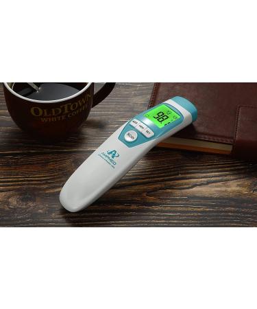 Amplim Non-Contact Infrared Thermometer for Adults & Babies | Medical Grade | Blue Turquoise - Buy Online on GoSupps.com