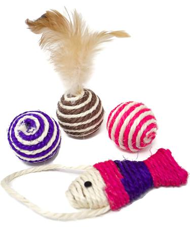 Youngever 24 Cat Toys Assortment - Interactive Tunnel, Teaser, Mouse, Crinkle Balls - Multicolor Kitten and Kitty Playset - Buy Online on GoSupps.com