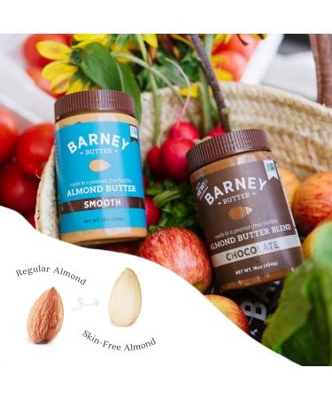 Barney Butter Smooth Almond Butter (1x16 OZ) - Buy Online on GoSupps.com