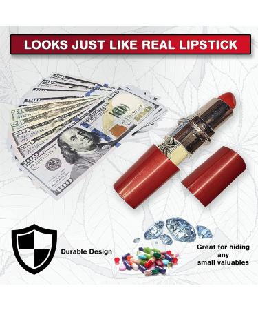 Secret Travel Container Hidden Lipstick to Hide Money Lipstick for Women - Buy Online on GoSupps.com