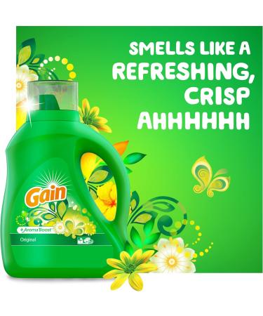 GAIN Original He Liquid Laundry Detergent - 32 Loads - Buy Online on GoSupps.com