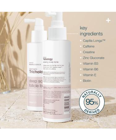 Stemgro Trichology Hair Growth Serum 100ml - Leave-In Daily Hair Loss Treatment for Women With Thinning Hair Due to Menopause & Stress - Clinically Proven Hair Growth - Buy Online on GoSupps.com