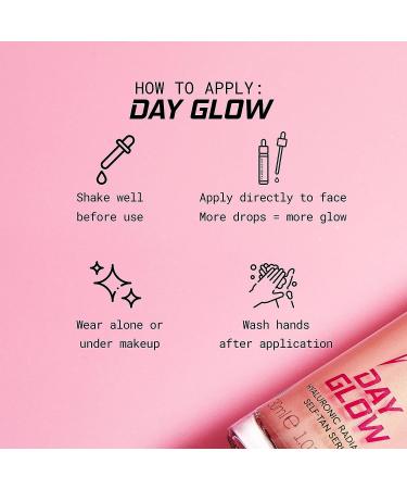 Tanologist Day Glow Face Serum - Hydrating Primer with Hyaluronic Acid, 1.01 Fl Oz - Vegan & Cruelty Free - Buy Online on GoSupps.com