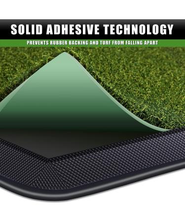 CHAMPKEY Professional Tri-Turf Golf Hitting Mat | Heavy Duty Rubber Backing | Indoor & Outdoor Practice Mat 16x24 PRO Version - Buy Online on GoSupps.com