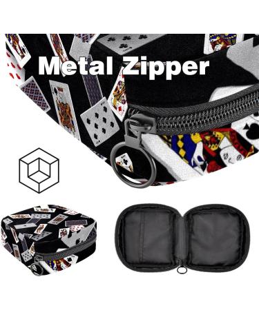 Portable Menstrual Cup & Sanitary Napkin Storage Bag - Stylish & Functional Organizer for Teen Girls & Women - Zip Pocket Design - 5 Colors Available - Buy Online on GoSupps.com