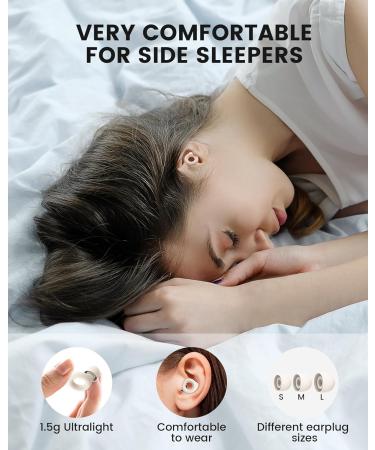 Buy Ear Plugs for Noise Reduction - Reusable 25dB-30dB Soft Earplugs with 6 Tips for Sleeping Studying & Concerts - International Shipping Available - Buy Online on GoSupps.com