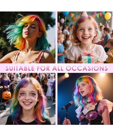 Lot de 10 Craie Cheveux Color es pour Filles Cheveux Craie de Coloration Temporaire Dye Couleur Lavables Coloration Temporaire Cheveux pour Hommes et Femmes pour Anniversaire Halloween - Buy Online on GoSupps.com