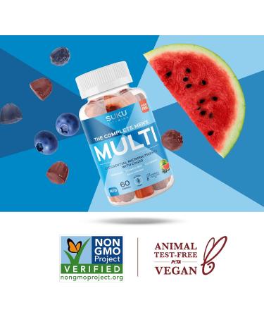 SUKU Vitamins Men's Multi with CoQ10 & Lycopene Gummies - Prostate Health - 60ct - Buy Online on GoSupps.com