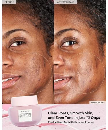 Glow Recipe Watermelon Glow Hyaluronic Clay Pore-Tight Facial Mask | Exfoliating & Hydrating Formula to Minimize Pores & Even Skin Tone (60ml) - Buy Online on GoSupps.com