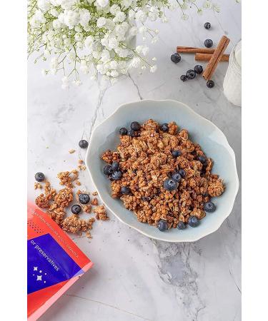 Buy Sola Low Carb Blueberry Cinnamon Granola - Keto Friendly, Low Sugar, Gluten Free, 11 oz - Buy Online on GoSupps.com