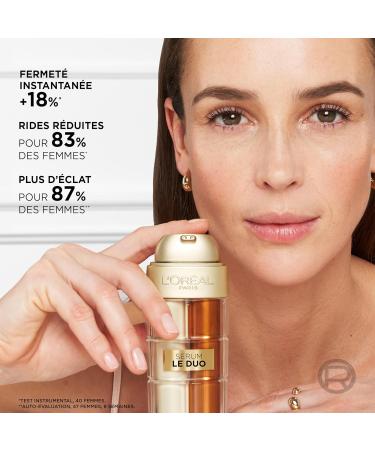 L Or al Paris- 2 in 1 Anti-Aging Serum Le Duo - Collagen Booster Formula - Vitamins B3 and Cg - Age Perfect - Capacity: 30 ml - Buy Online on GoSupps.com