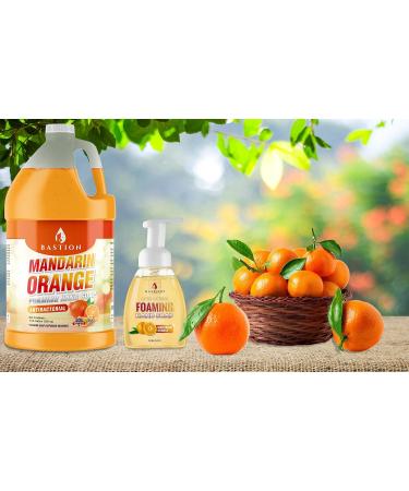 ANTIBACTERIAL Mandarin Orange Foaming Hand Soap 1 Gallon Refill - Made In USA - 128 oz Bulk Jug - Buy Online on GoSupps.com