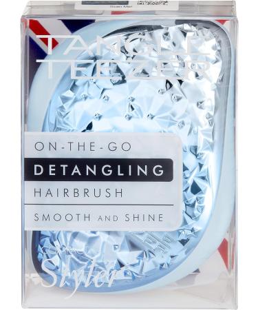 Tangle Teezer Compact Styler Hairbrush - Gem Rocks Off White | Ideal for Wet & Dry Hair | Perfect for Travel & On-the-Go - Buy Online on GoSupps.com